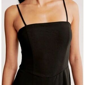 Little black wide leg jumpsuit